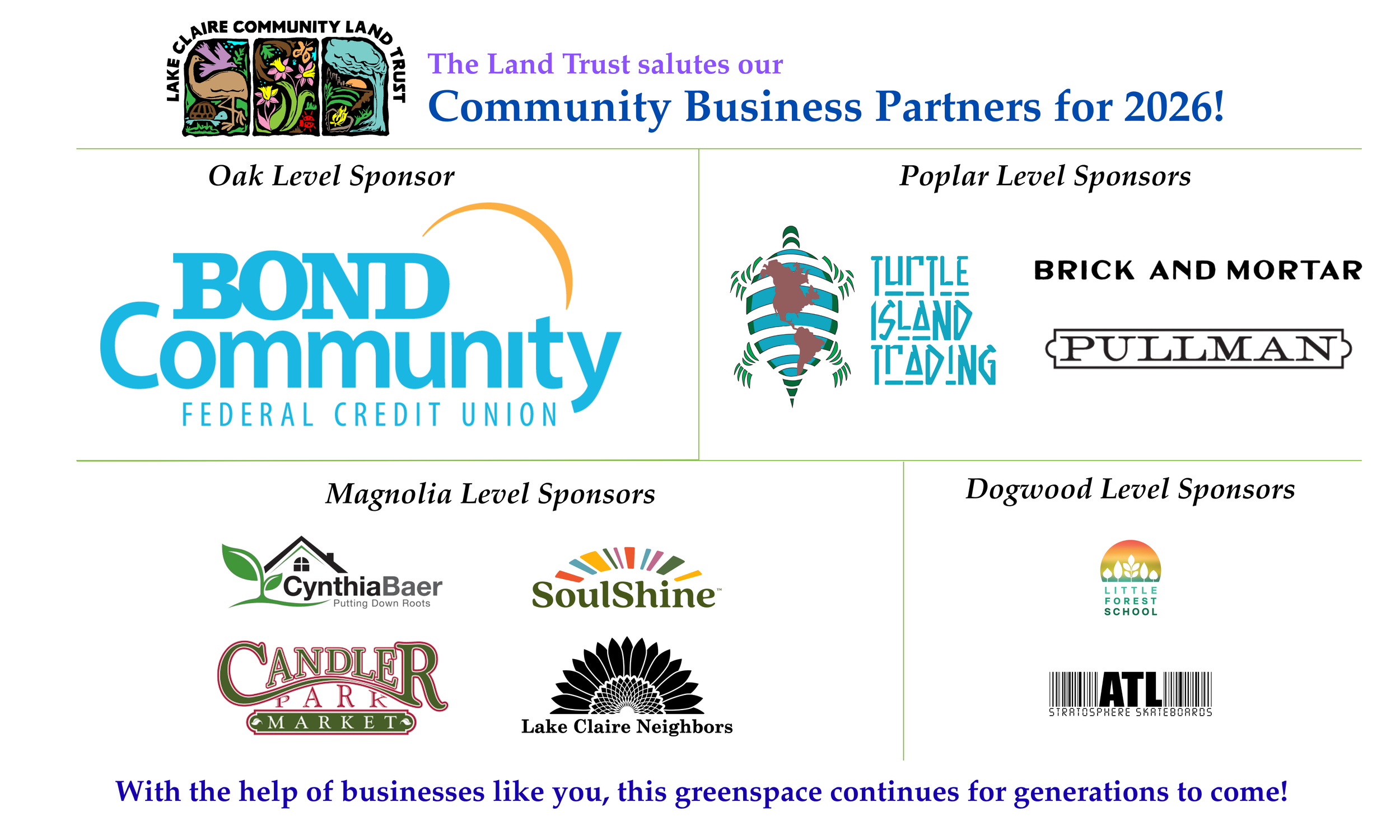 Community Business Partners — Lake Claire Community Land Trust